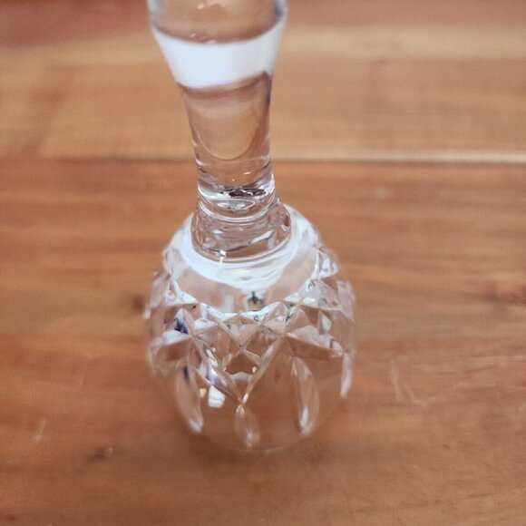 Tyrone Lead Crystal Miniature Bell 4" blown glass handcut Ireland signed - Picture 7 of 14